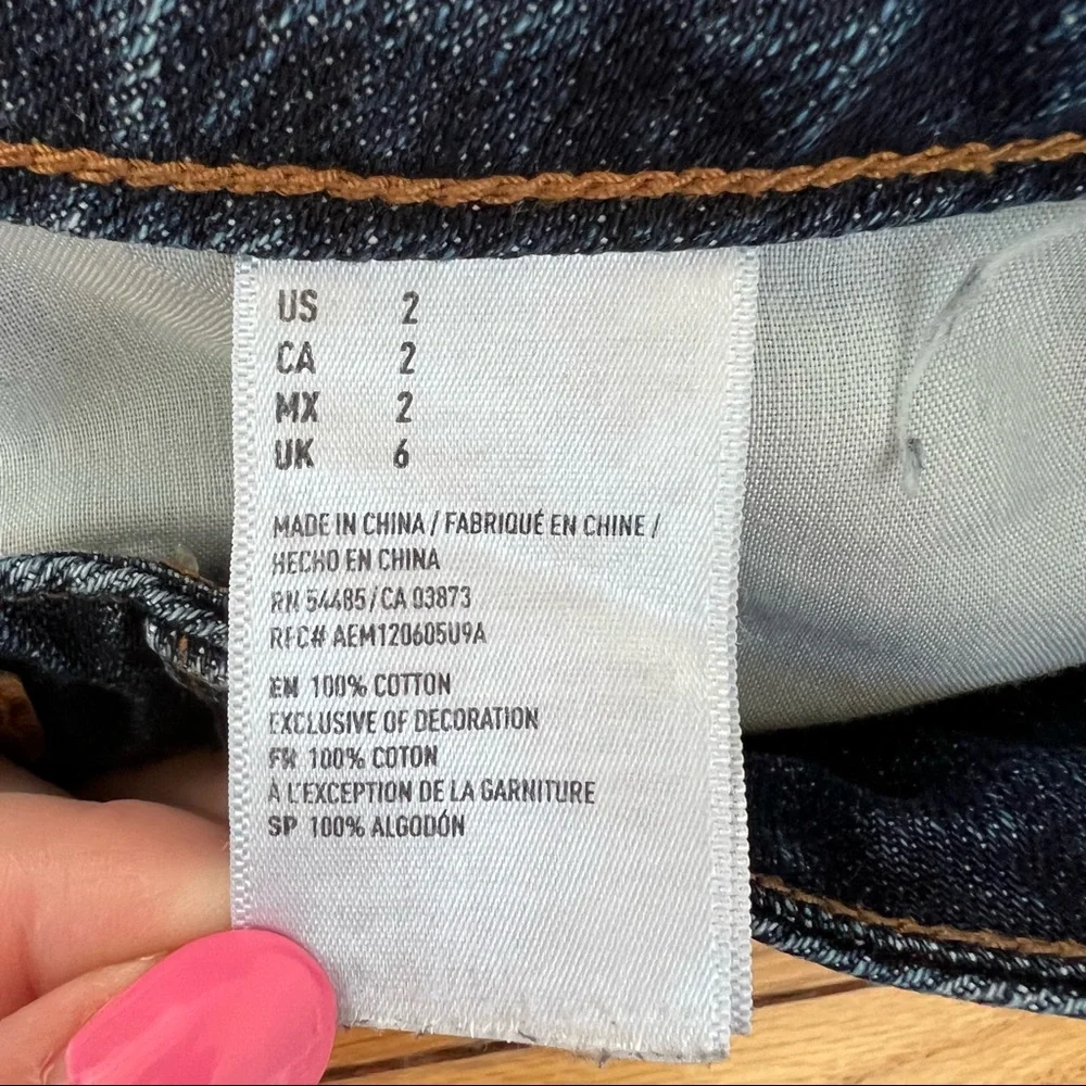American eagle hi-rise festival cutoff denim jean shorts - Picture 7 of 7